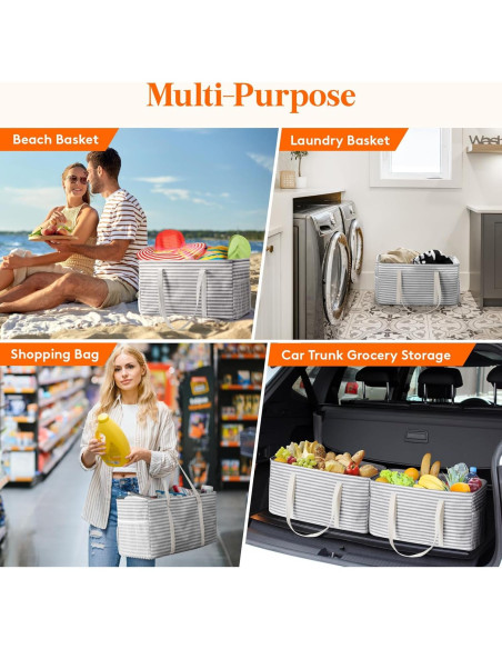 Bolsa Tote Extra Grande Lifewit Gris 46L Plegable Impermeable