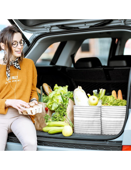 Bolsa Tote Extra Grande Lifewit Gris 46L Plegable Impermeable