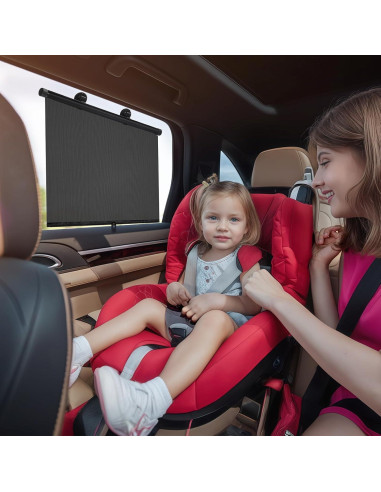Sombrillas Retráctiles para Ventanas de Auto Avisky - 2 Paquete