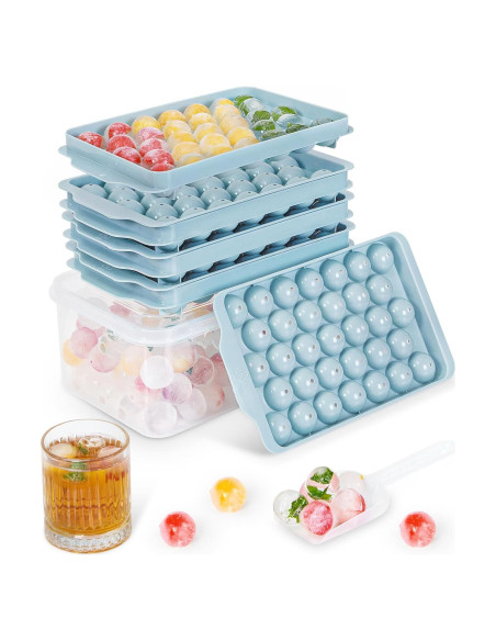 Bandejas de Hielo Optish 3 Piezas Redondas 99 Cubos