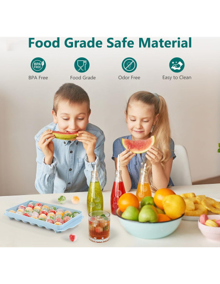 Bandejas de Hielo Optish 3 Piezas Redondas 99 Cubos