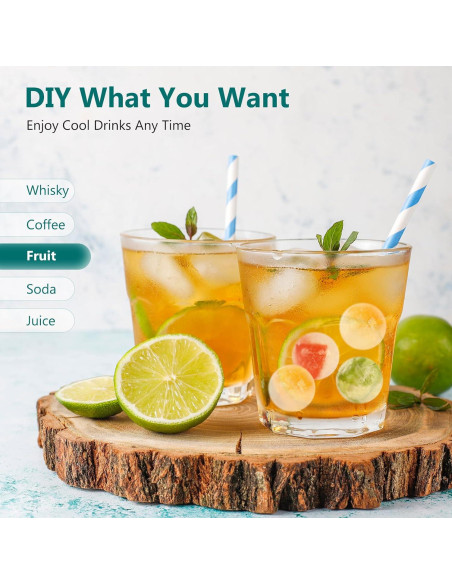 Bandejas de Hielo Optish 3 Piezas Redondas 99 Cubos