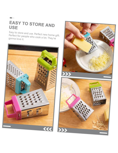 Rallador de Queso y Cortador de Verduras Ciieeo 3 Piezas