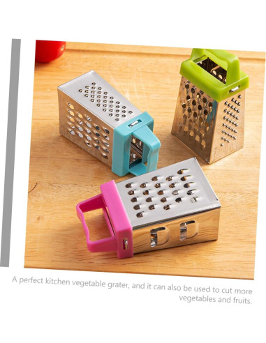 Rallador de Queso y Cortador de Verduras Ciieeo 3 Piezas