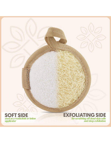Esponja Exfoliante Facial Natural Almooni - Lufa Egipcia 6 Unidades Esponja Exfoliante Facial Natural Almooni - Lufa Egipcia 6 Unidades