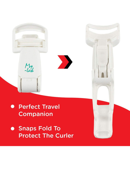 Rizador de Pestañas Plegable Seki Edge SS-602 Ergonomico