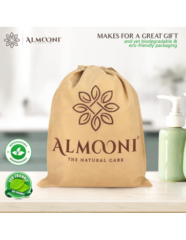 Esponja Exfoliante Facial Natural Almooni - Lufa Egipcia 6 Unidades