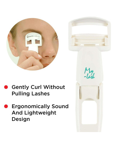 Rizador de Pestañas Plegable Seki Edge SS-602 Ergonomico