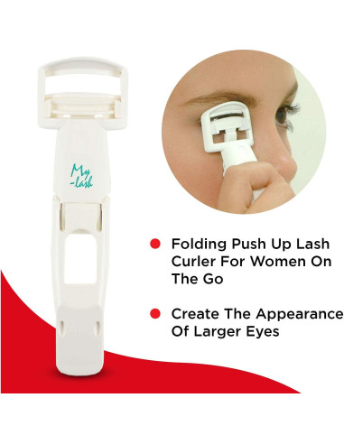 Rizador de Pestañas Plegable Seki Edge SS-602 Ergonomico