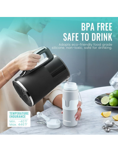 Botella de Agua Plegable Nefeeko S1 PRO 750ml A Prueba de Fugas