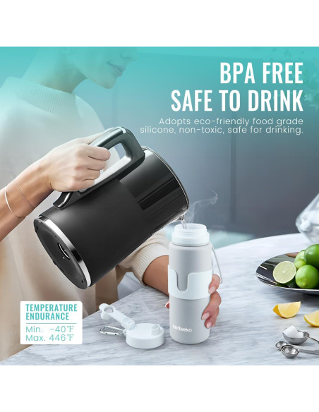 Botella de Agua Plegable Nefeeko S1 PRO 750ml A Prueba de Fugas Botella de Agua Plegable Nefeeko S1 PRO 750ml A Prueba de Fugas