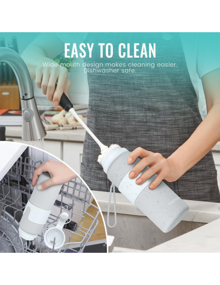 Botella de Agua Plegable Nefeeko S1 PRO 750ml A Prueba de Fugas Botella de Agua Plegable Nefeeko S1 PRO 750ml A Prueba de Fugas