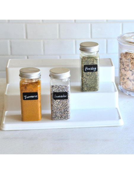 Tarros de Especias de Plástico Youngever 12 Paquete 118ml