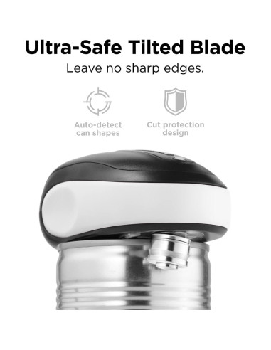 Abrelatas Eléctrico Kitchen Mama One-To-Go Automático Blanco