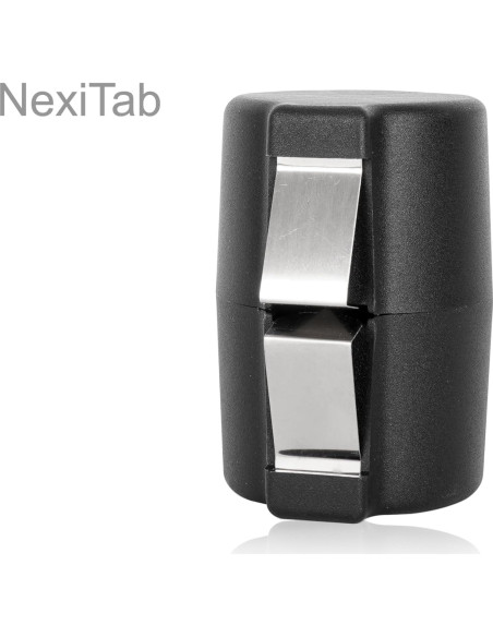 Abridor de Cáscara de Huevo NexiTab Negro Acero Inoxidable
