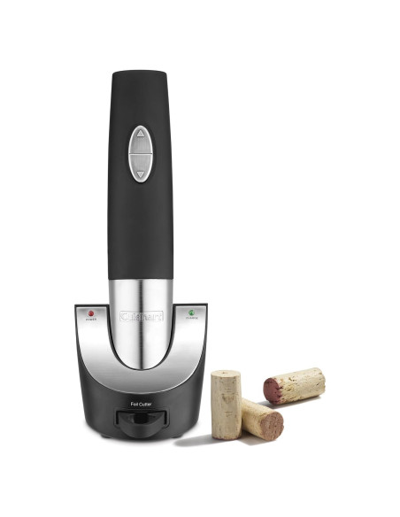 Abridor de Vino Inalámbrico Cuisinart con Sellador al Vacío Abridor de Vino Inalámbrico Cuisinart con Sellador al Vacío