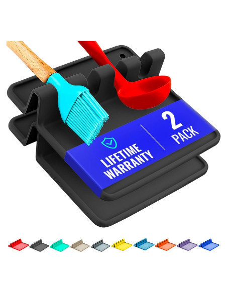 Soporte de Cuchara de Silicona Cooler Kitchen - 2 Piezas