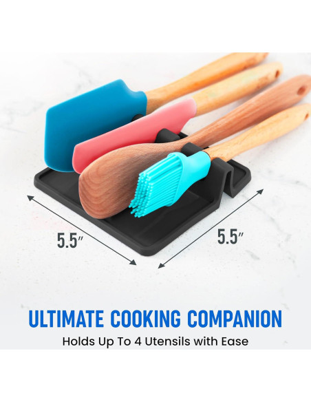 Soporte de Cuchara de Silicona Cooler Kitchen - 2 Piezas