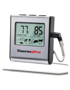Termómetro de Cocina Digital ThermoPro TP-16 con Sonda de Acero Inoxidable