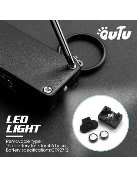 Multiherramienta de Llavero OUTU 8 en 1 Cortauñas y Tijeras