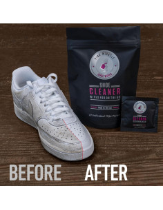 Toallitas Rápidas Pink Miracle para Limpieza de Zapatos - Paquete de 12 2