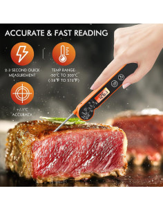 Termómetro Digital de Carne CaloriMastery DT-90 IP65 2