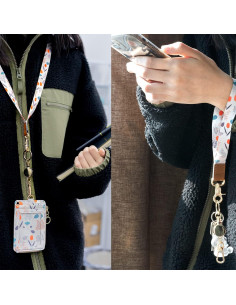 Portatarjetas Retráctil de Metal Bolimoss 3 Piezas Oro 2