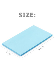 Notas Adhesivas Winner Aura 7.62x12.7 cm 8 Paquetes 400 Hojas 2