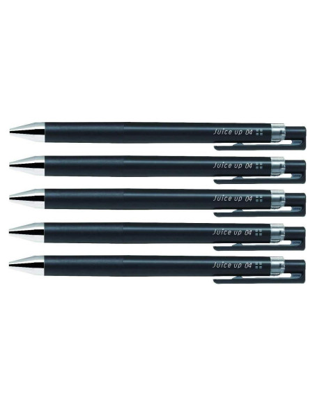 Bolígrafo de Gel Retráctil Pilot Juice Up 0.4mm Tinta Negra - Paquete de 5