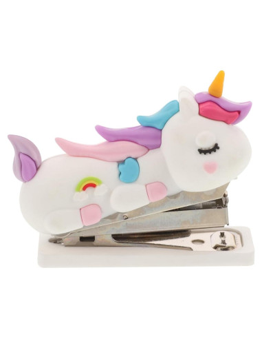 Grapadora Mini Portátil LALAFINA Diseño Caricatura 7x5.6cm