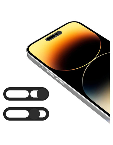 Cubierta de Cámara Frontal EYSOFT para iPhone 14/15/16 - Negro