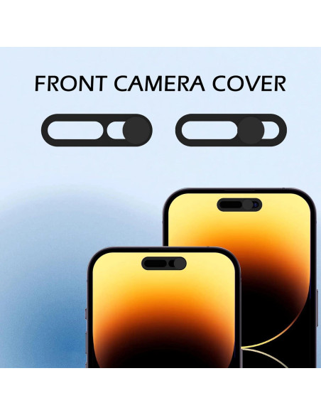 Cubierta de Cámara Frontal EYSOFT para iPhone 14/15/16 - Negro