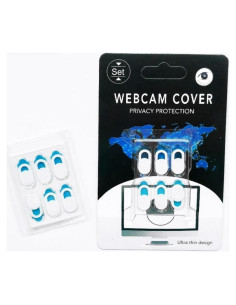Cubierta de Webcam Much Hotter Ultra Delgada Blanca - Paquete de 6