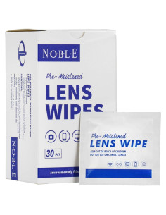 Toallitas de limpieza para lentes Noble 30 unidades