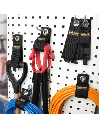 Organizador de Cables LuBanSir 9 Paquetes 33 cm Negro