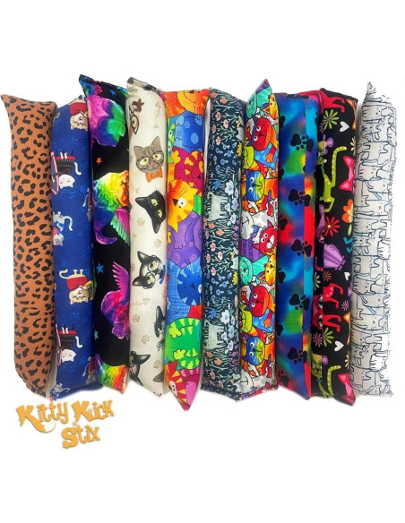 Kitty Kick Stix Juguete para Gato 38 cm Set de 2 Catnip