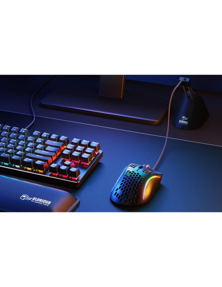 Bungee para Ratón Glorious Negro - Soporte Ajustable para Cables