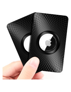 Soporte de Billetera para Airtag GOCII - Ultra Delgado Negro
