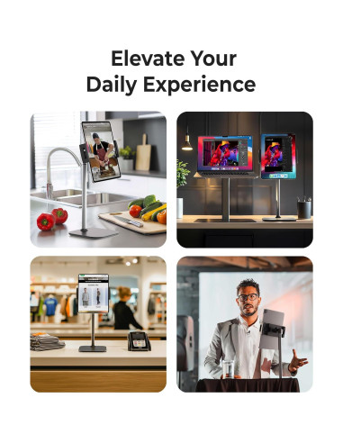 Soporte Ajustable para iPad Cooper TabStand Negro Noche 30 cm