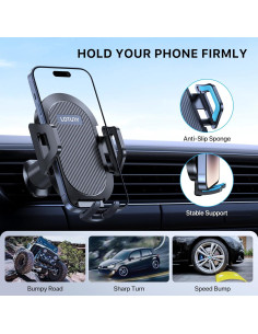 Soporte para Teléfono de Coche Lotuny Ajustable 4-7" 2