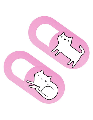 Cubierta de Cámara Happyyami 2 Piezas Rosa Deslizante Privacidad