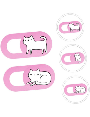 Cubierta de Cámara Happyyami 2 Piezas Rosa Deslizante Privacidad