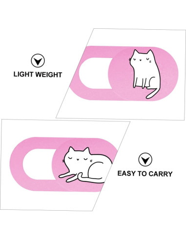 Cubierta de Cámara Happyyami 2 Piezas Rosa Deslizante Privacidad