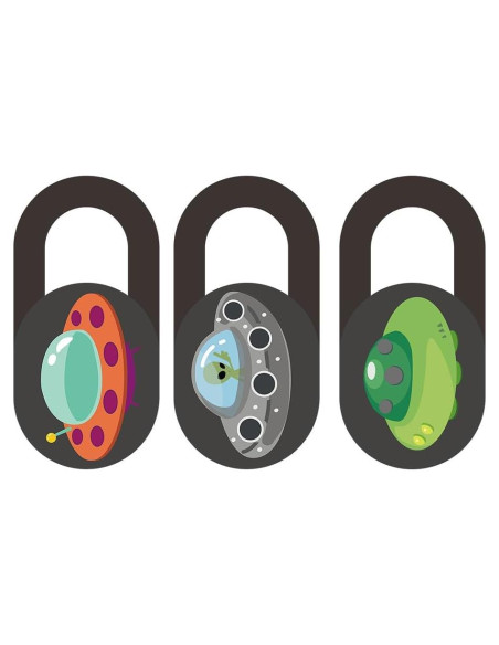 Cubierta de Webcam Deslizante Artibetter Set de 3 Colorido