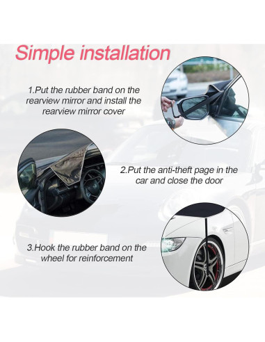 Cubierta de Nieve LoyaForba para Parabrisas - Impermeable 119x198cm