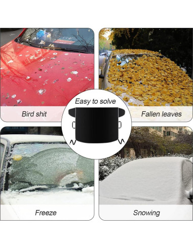 Cubierta de Nieve LoyaForba para Parabrisas - Impermeable 119x198cm
