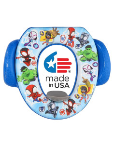 Asiento de Inodoro Suave Ginsey Spidey y Amigos 34 cm