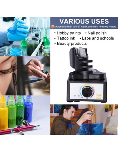 Mini Mezclador Vortex GUNDDIYCLUB 300-2400rpm 10-100ml