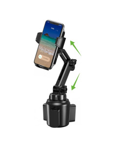 Soporte para teléfono en taza EOCAHO 2025 ajustable negro