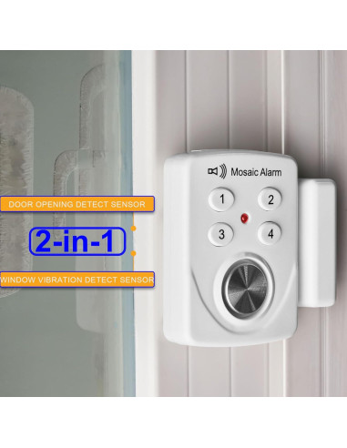 Paquete de 3 Alarmas de Puerta Ventana MH306V 130dB